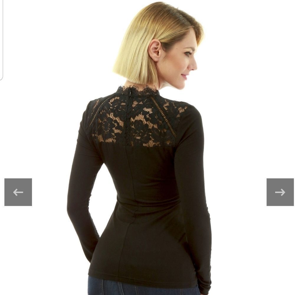 NWT AMELIE BOUTIK TOP BLACK Small - Picture 16 of 16